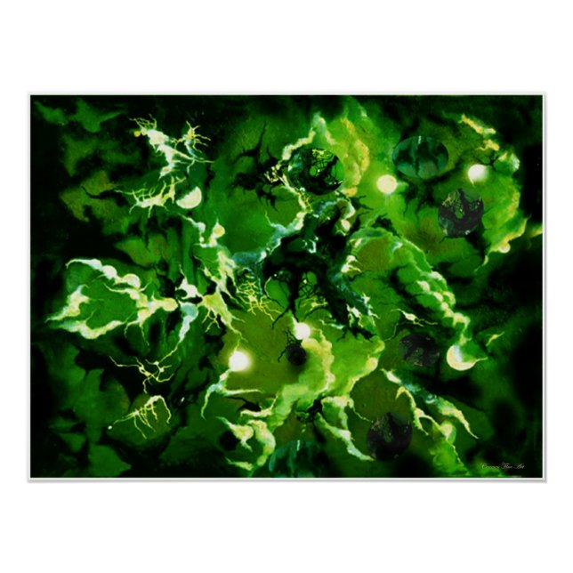 "Cosmic Abstraction", Glossy Poster (Front)