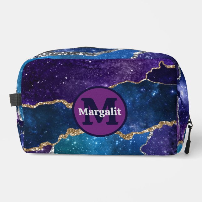 Cosmic Agate Rainbow Holographic Dopp Kit (Front)