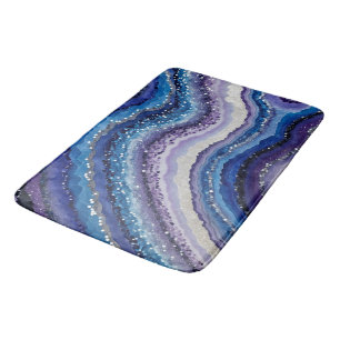 Cosmic Agate Waves Bath Mat