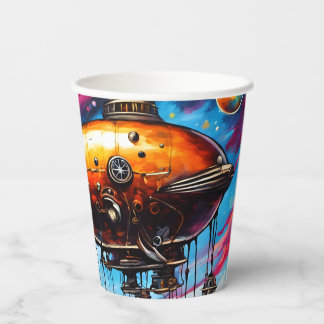 Cosmic Airship Paper Cups
