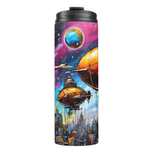 Cosmic Airship Thermal Tumbler