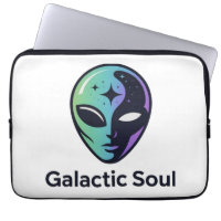 Cosmic Alien Logo with Space Aesthetic