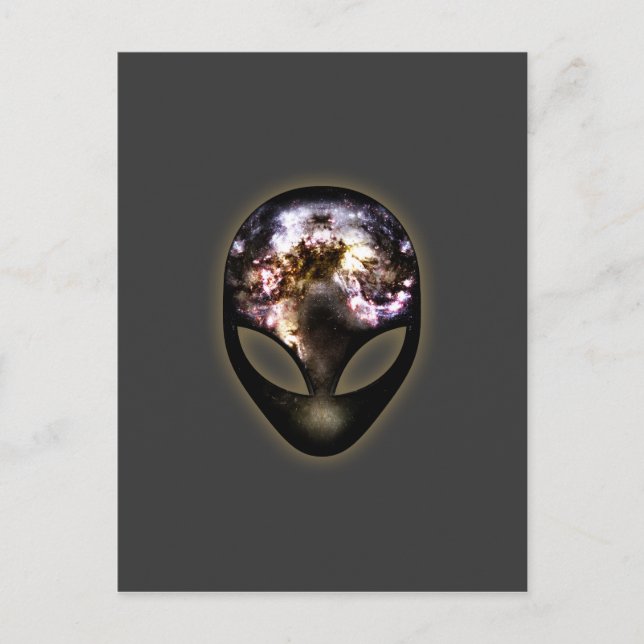 Cosmic Alien Postcard (Front)
