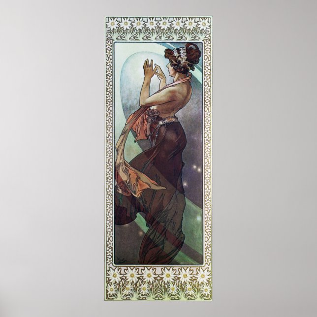Cosmic Art Nouveau Poster (Front)