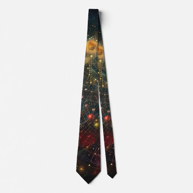 Cosmic Astrological Neck Tie (Front)