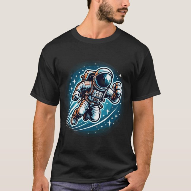 Cosmic Astronaut Adventure T-Shirt (Front)