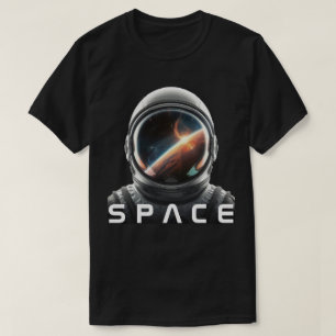 Cosmic Astronaut Helmet T-Shirt