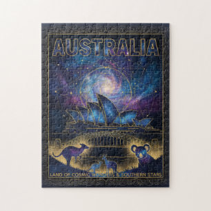 Cosmic Australia Sydney Celestial Art Jigsaw Puzzle