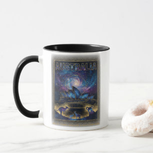 Cosmic Australia Sydney Celestial Art Mug