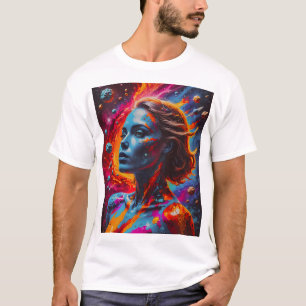 Cosmic Awakening: The Fusion of Light and S Dreams T-Shirt