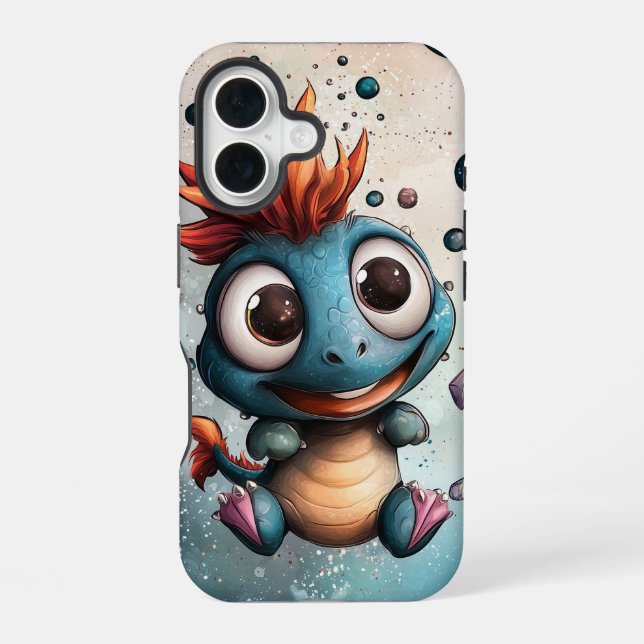 Cosmic Baby Dragon Phone Case (Back)