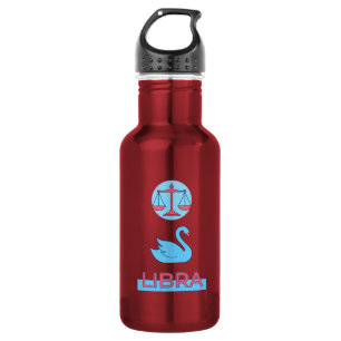 Cosmic Balance Line Art Celestial Swan 532 Ml Water Bottle