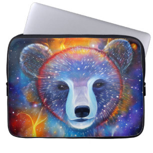 Cosmic Bear Laptop Sleeve