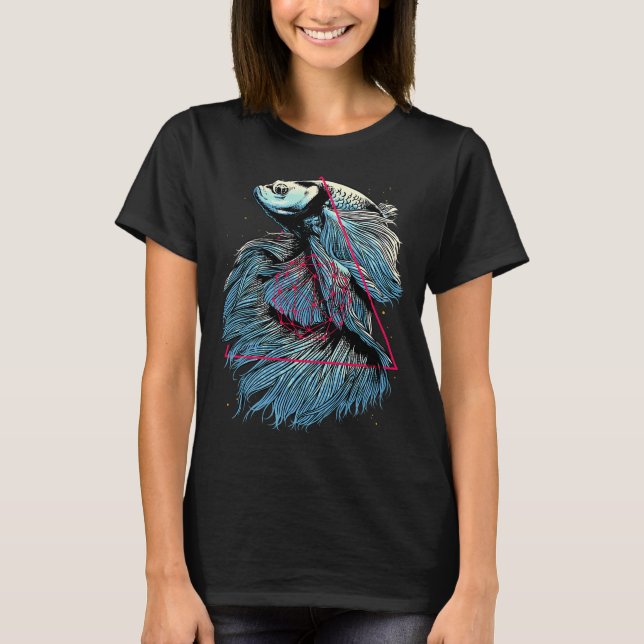 Cosmic Betta Fish T-Shirt (Front)