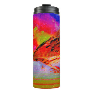 Cosmic Bird Dreamscape Art Print" Thermal Tumbler