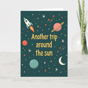 Cosmic Birthday Journey Card
