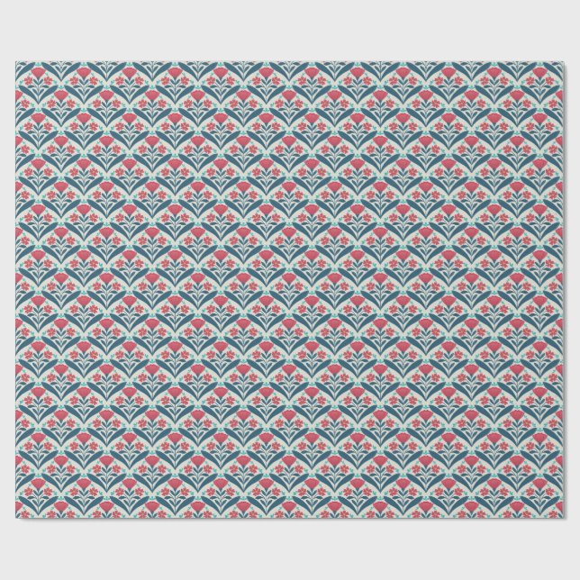 Cosmic Bloom Bunch Wrapping Paper (Flat)