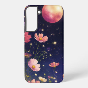 Cosmic Bloom Night Sky Design Samsung Galaxy Case