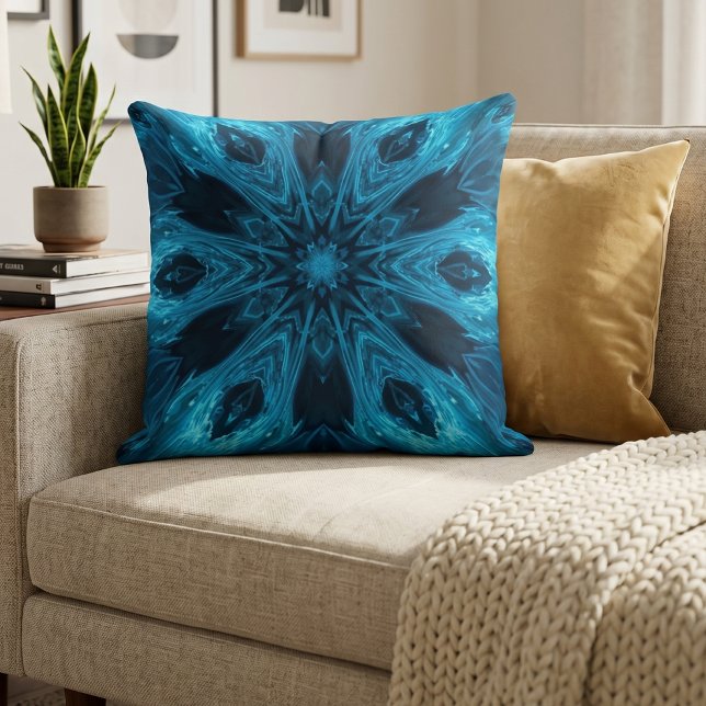 Cosmic Blue Mandala Cushion (Creator Uploaded)