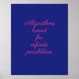 Cosmic Blue Pink Quantum Decor