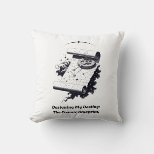 Cosmic Blueprint T-Shirt Cushion