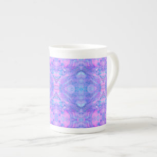 Cosmic Boho Pattern – Oriental Fantasy Abstract Bone China Mug