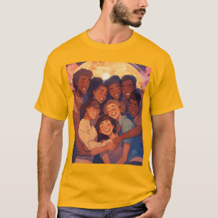 Cosmic Bonds – Chosen Family of the Future T-Shirt