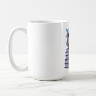 Cosmic Book Owl Coffee Mug