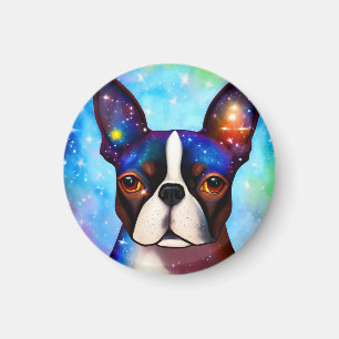 Cosmic Boston Terrier Magnet