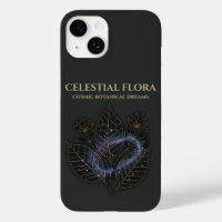 Cosmic Botanical Shadows & Starry Plant Outlines