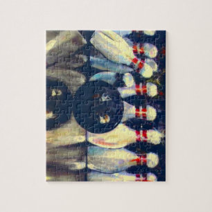 Cosmic Bowling Jigsaw Puzzle