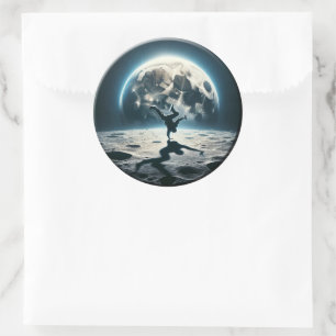 "Cosmic Breaker" - Dance beyond the limits! Classic Round Sticker