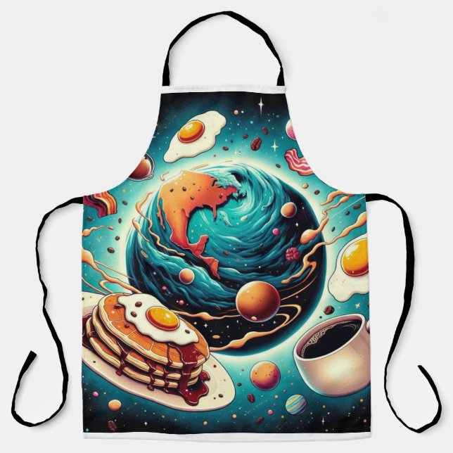 Cosmic Breakfast Bonanza Orbiting Delights  Apron (Front)