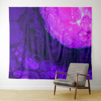 *~* Cosmic Brew Pink Abstract Circle Purple