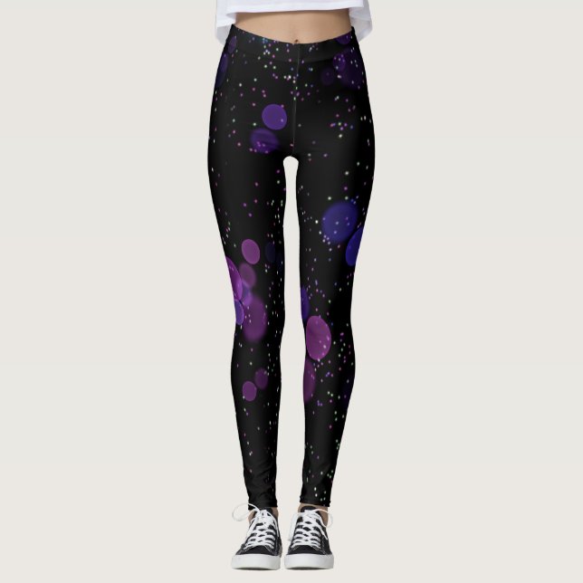 Cosmic Bubble Flow Leggings (Front)