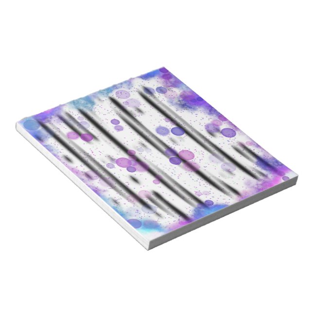 Cosmic Bubble Flow Notepad (Angled)