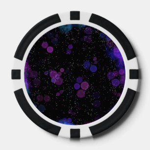 Cosmic Bubble Flow Poker Chips