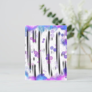 Cosmic Bubble Flow Postcard