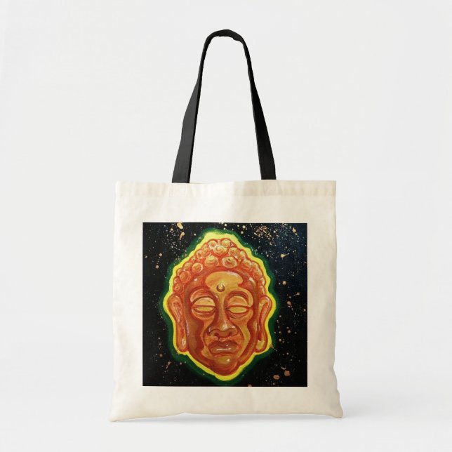 Cosmic Buddha Tote Bag (Front)