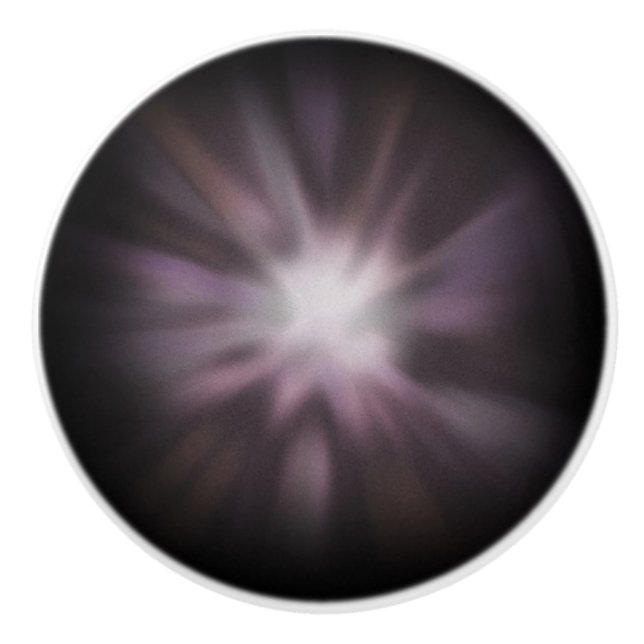 Cosmic Burst Artwork Ceramic Knob (Front)