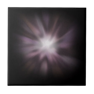 Cosmic Burst Artwork Ceramic Tile
