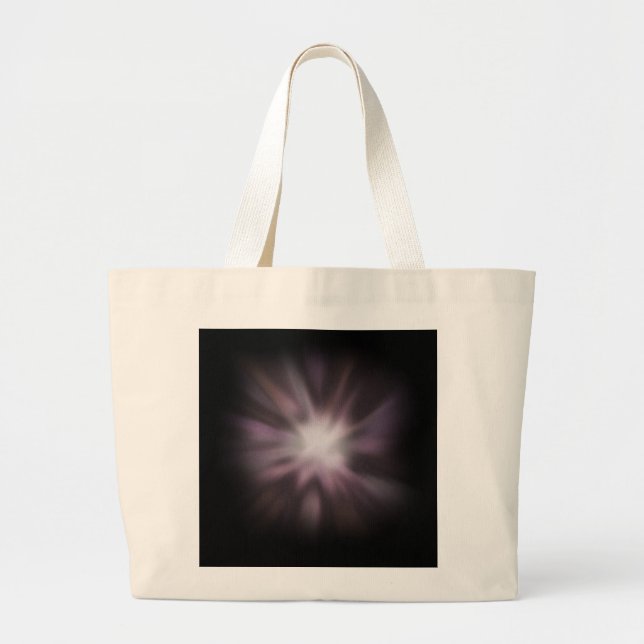 Cosmic Burst Artwork Large Tote Bag (Front)