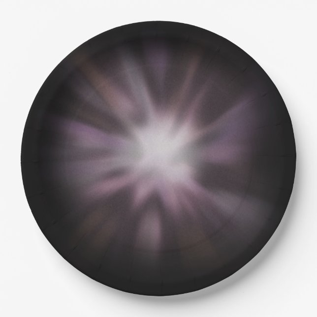 Cosmic Burst Artwork Paper Plate (Front)