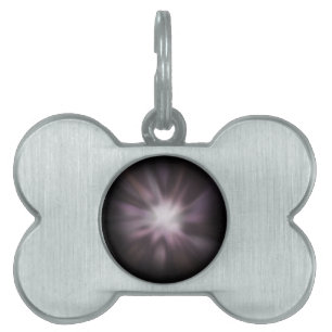 Cosmic Burst Artwork Pet ID Tag