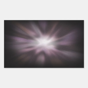 Cosmic Burst Artwork Rectangular Sticker
