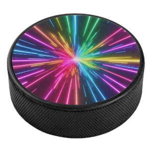 Cosmic Burst Hockey Puck