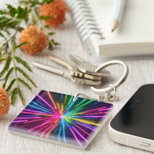 Cosmic Burst Key Ring