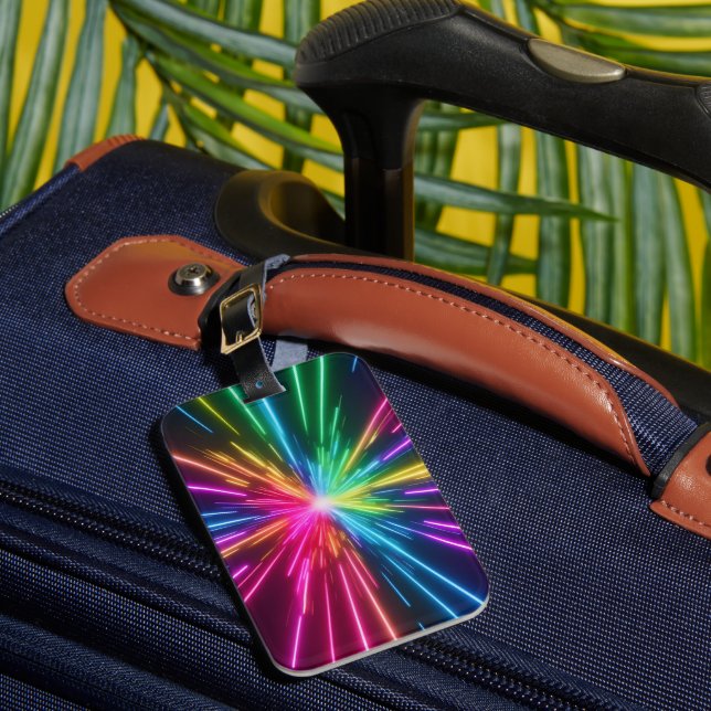 Cosmic Burst Luggage Tag (Front Insitu 1)