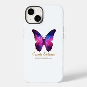 Cosmic Butterfly Galaxy Wings iPhone 14 Case