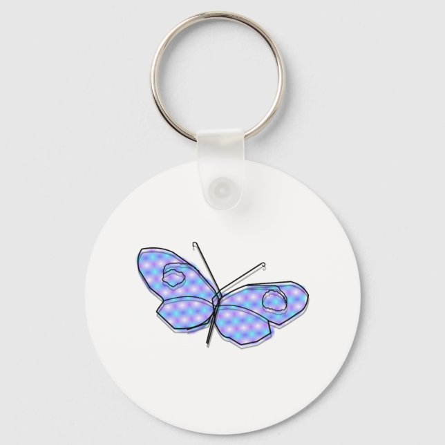 Cosmic Butterfly Key Ring (Front)